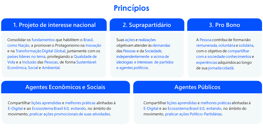 Brasil 6.0 Princípios